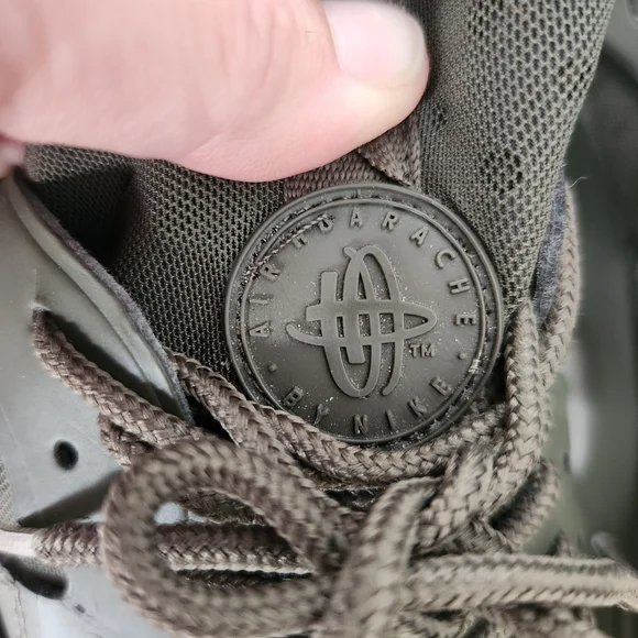 Nike Air Sneaker men's size 8 Moss Green Huarache Run - Picture 14 of 16